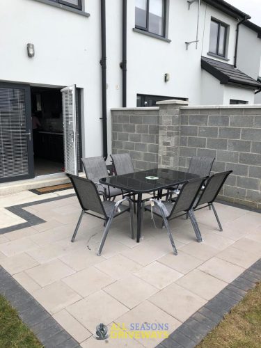 Slabbed Patio laid in Meath